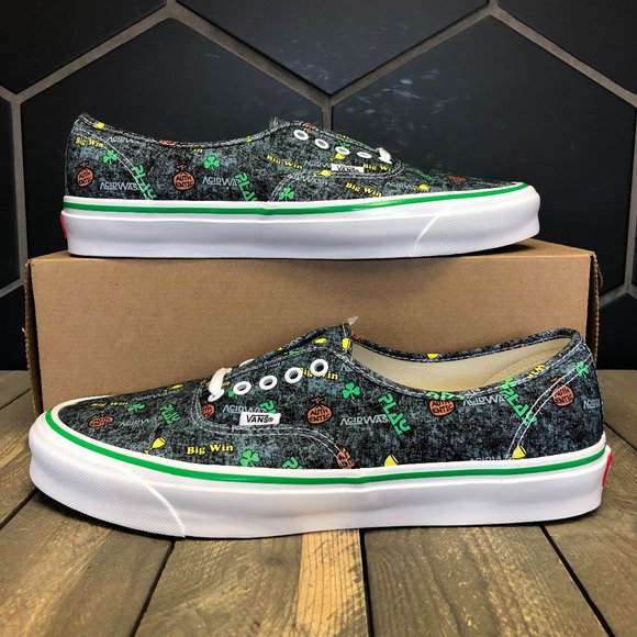 Vans Other - New W/O Box! Mens Vans Authentic LX OG x Fergadelic Acid Wash Low Top Size 13